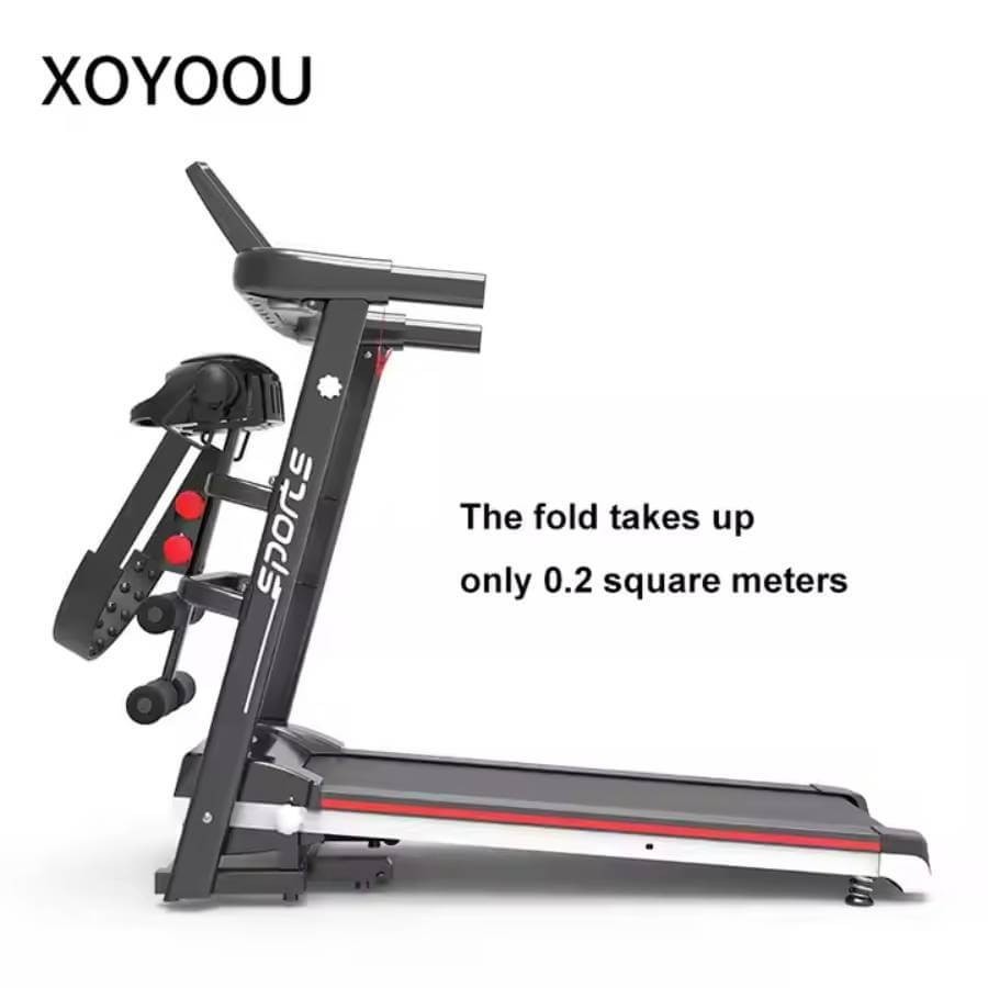 2.0HP Motorized Home Commercial Treadmill Multi-Functional Walking Running Machine