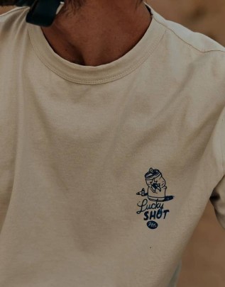 Lucky Shot Baby T-Shirt - Bone