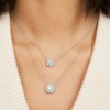 Lab-Grown Diamond 2ct. tw. Cushion Cut 14k Gold Studs | White