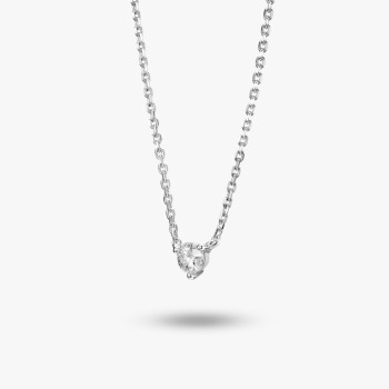 Lab-Grown Diamond ⅘ct. tw. Round Brilliant Pavé Huggie Hoops | White