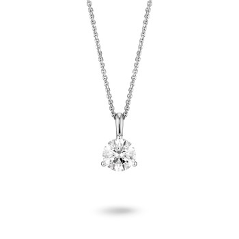 Lab-Grown Diamond ⅘ct. tw. Round Brilliant Pavé Huggie Hoops | White