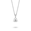 Lab-Grown Diamond ⅘ct. tw. Round Brilliant Pavé Huggie Hoops | White