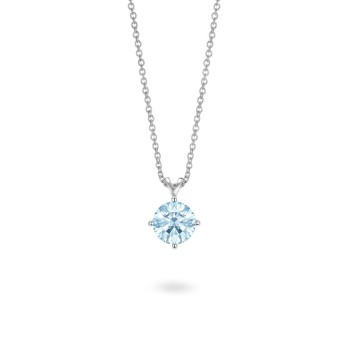 Lab-Grown Diamond ½ct. Round Brilliant Solitaire Pendant | White
