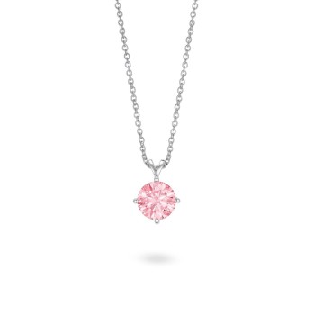 Lab-Grown Diamond ½ct. Round Brilliant Solitaire Pendant | White